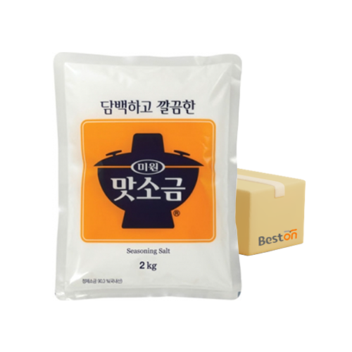 [무배] 대상 미원 맛소금 2kg 1박스 (6개)