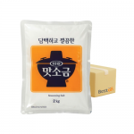 [무배] 대상 미원 맛소금 2kg 1박스 (6개)