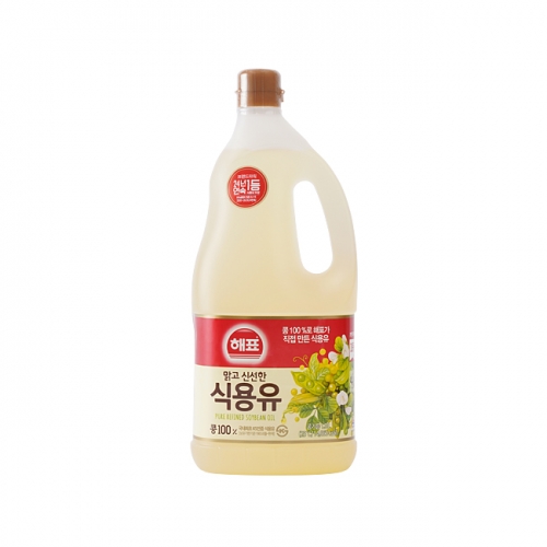 사조 해표 식용유 대두유 콩기름 1.8L