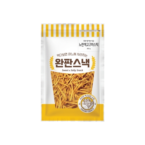 완판스낵 노란색 고구마스틱 400g