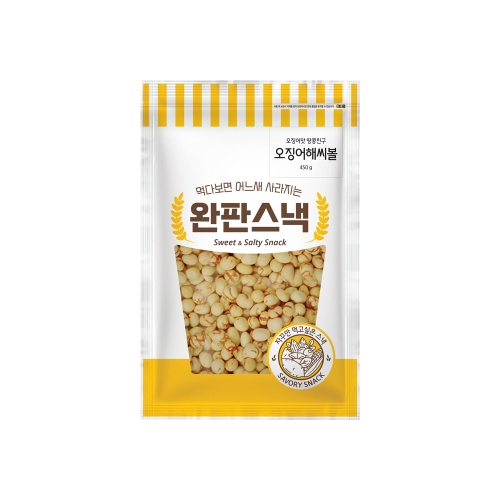 완판스낵 오징어 해씨볼 450g