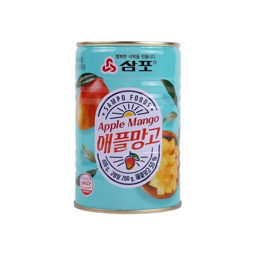 삼포 애플 망고 통조림 400g