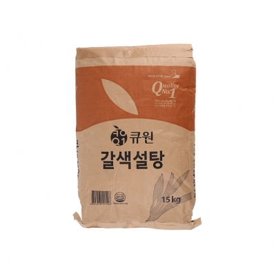 큐원 갈색설탕 15kg
