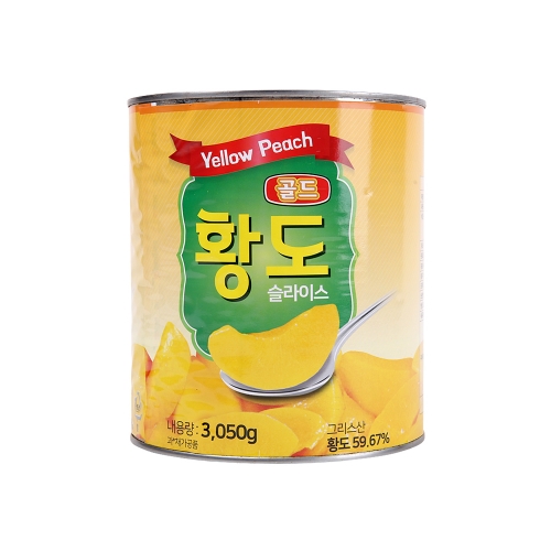 아주쿡 골드 황도 슬라이스 3kg