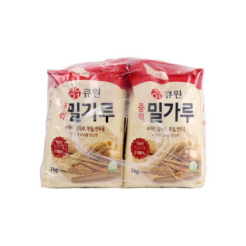 큐원 중력 밀가루 3kg