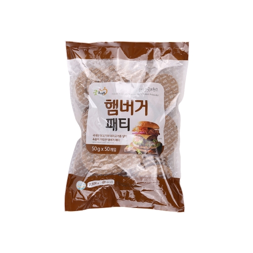 굿프랜즈 햄버거 패티 2.5kg