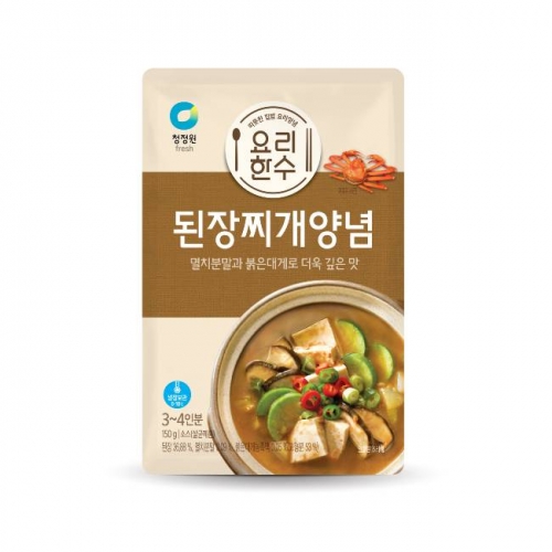 ★O2O상품★청정원 요리한수 된장찌개양념 150g