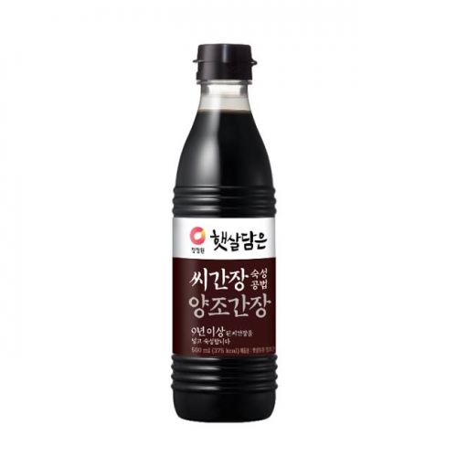 청정원 씨간장숙성 양조간장 500ml