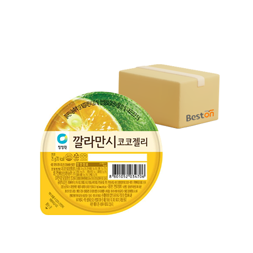 청정원 깔라만시코코젤리 75g 1박스 (50개)