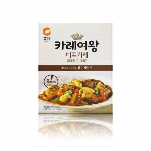 청정원 카레카레 여왕비프 160g