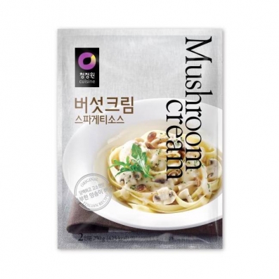 청정원 버섯크림 스파게티소스 250g