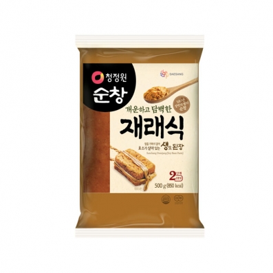 청정원 재래식生된장 500g (비닐)