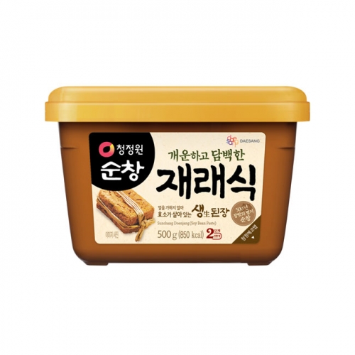 청정원 재래식 생된장 500g