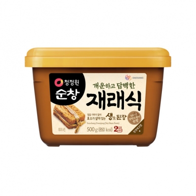 청정원 재래식 생된장 500g