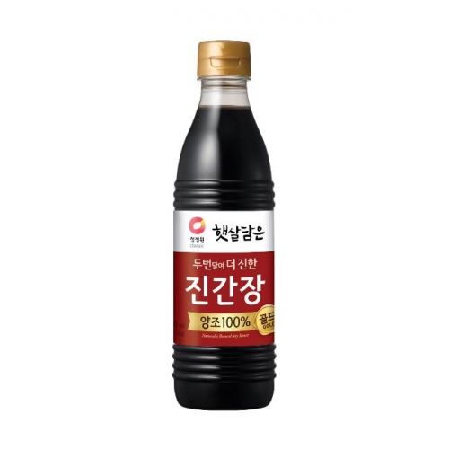 청정원 두번달여 더 진한 진간장골드 500ml