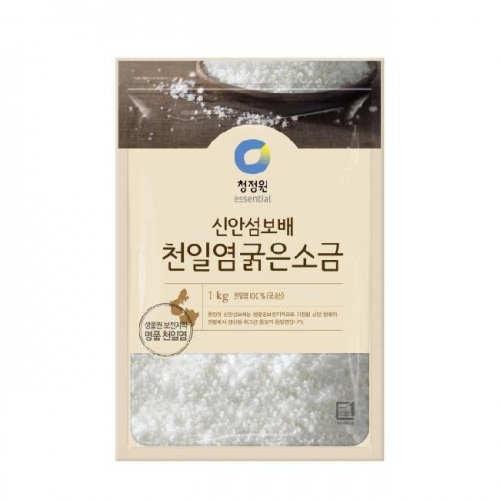 청정원 천일염굵은소금 1kg