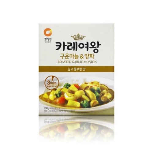 청정원 카레여왕구운마늘양파 160g