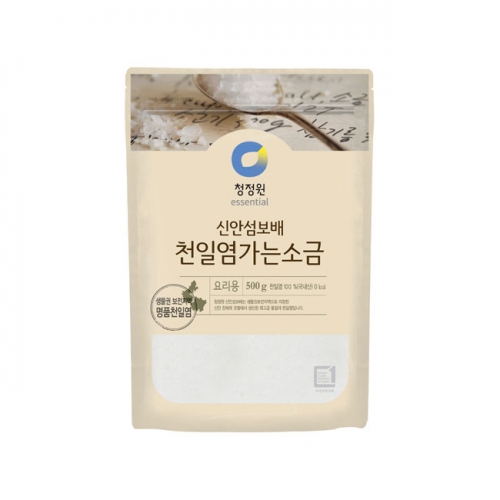 청정원 천일염 가는 소금 500g