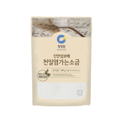 청정원 천일염 가는 소금 500g