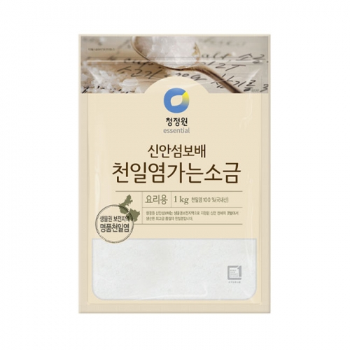 청정원 천일염 가는 소금 1kg