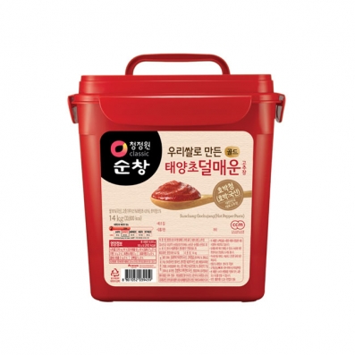청정원 우리쌀 덜매운 골드 고추장 14kg
