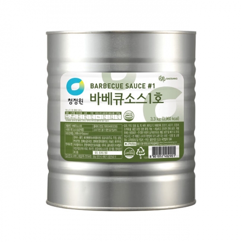 청정원 바베큐소스 1호 3.3KG