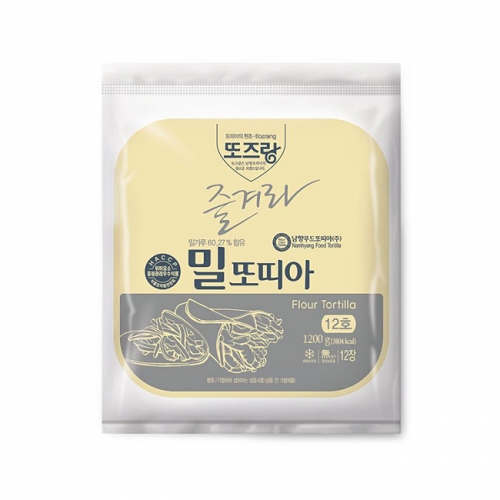 남향 또즈랑 12인치 흰색 또띠아 1.2kg