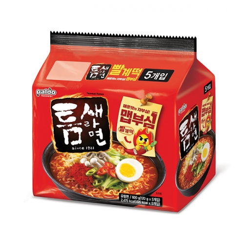 팔도 틈새라면 멀티 120g (5봉)