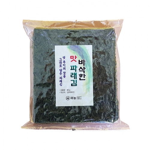 해농 맛파래김 80g