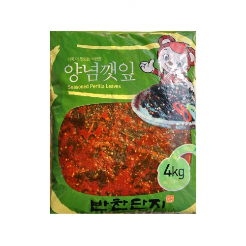 ★O2O상품★ 제이원 깻잎무침 4kg