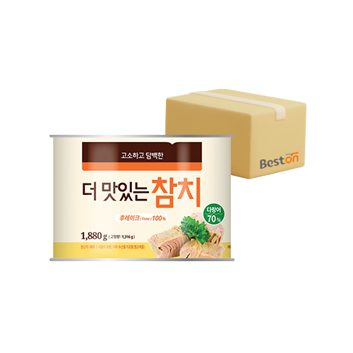 ★무료배송★ 더 맛있는 참치 1.88kg (후레이크 100%) 1박스(6개입)