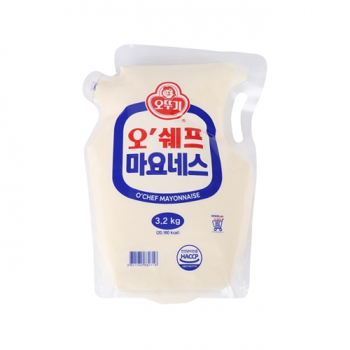 ★O2O상품★오쉐프 마요네스 (스탠딩 파우치) 3.2kg