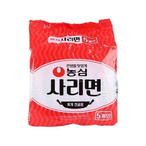 ★O2O상품★농심 사리면 찌개전골용 멀티 110g x 5