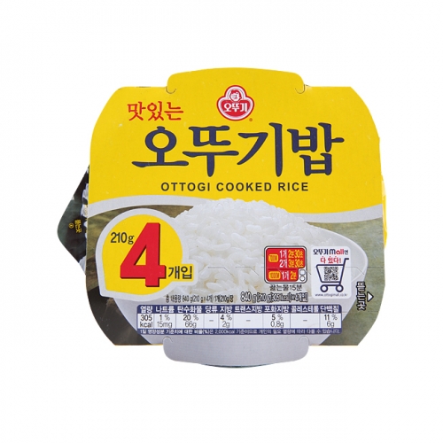★O2O상품★오뚜기 맛있는 오뚜기밥 210g x 4