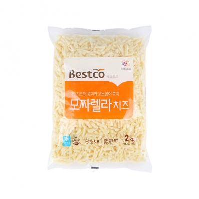 베스트코 모짜렐라 치즈 2kg (베스트온 전용)