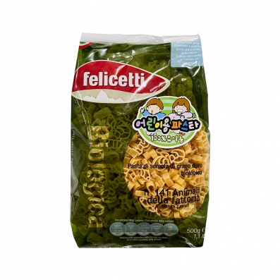 펠리체티 유기농 동물모양 파스타 500g