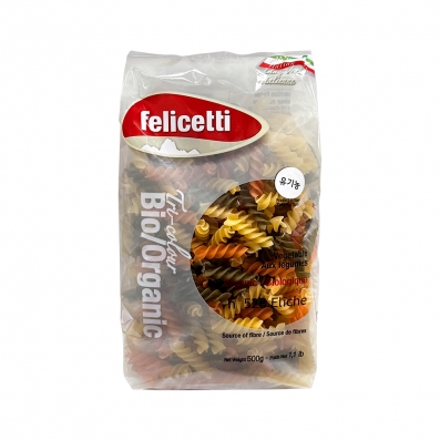 펠리체티 유기농 삼색 푸질리 500g