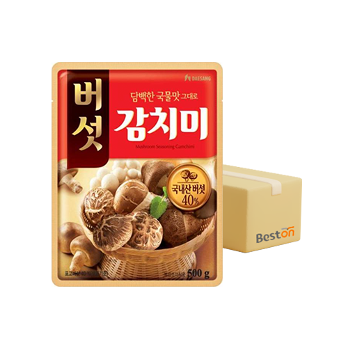 ★무료배송★대상 (리뉴얼) 버섯감치미 500g 1박스(12개입)