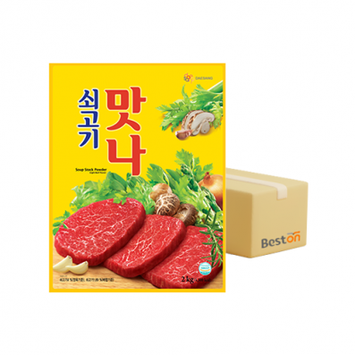 대상 쇠고기 맛나 2kg 1박스(6개입)