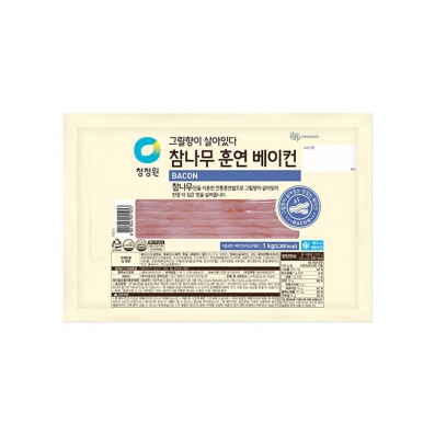 청정원 참나무 훈연 베이컨 1kg