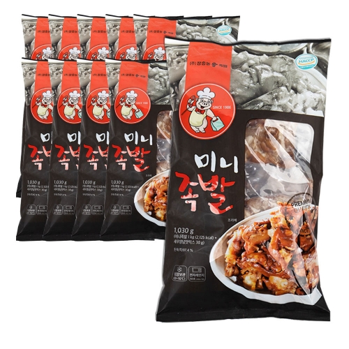 장충동 미니 족발 1kg * 10EA