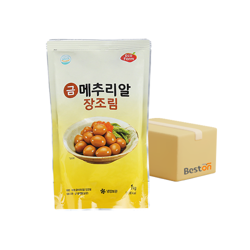 ★단종★ 에코팜 금 메추리알 장조림 1kg 1박스(10개입)