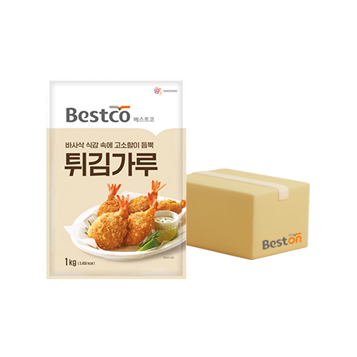 베스트코 튀김가루 1kg 1박스(12개입)