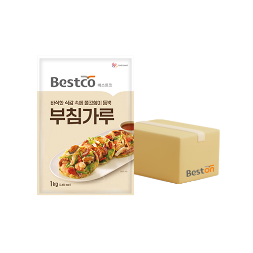 베스트코 부침가루 1kg 1박스(12개입)