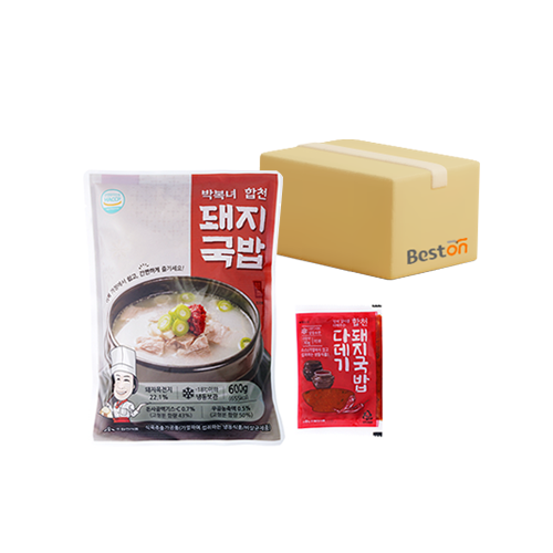 ★무료배송★ 합천식품 박복녀 돼지국밥 600g 1박스(20개입)