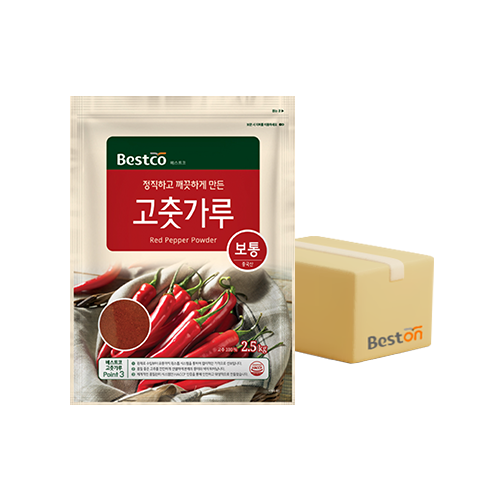 베스트코 고춧가루 보통 2.5kg 1박스 (4개입)