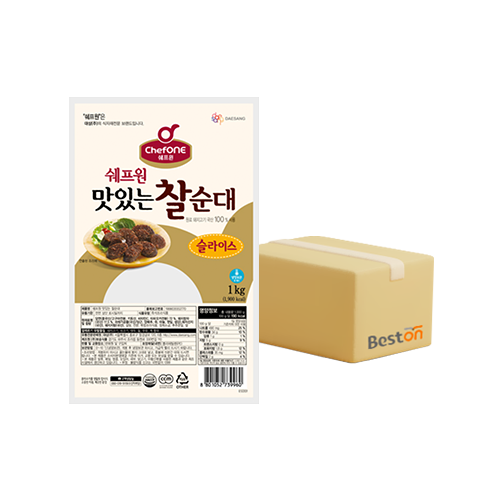 ★무료배송★ 쉐프원 맛있는 찰순대1kg 1박스 (10개입)