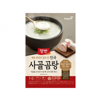 [한정수량] 동원 양반 진국 사골곰탕 500g