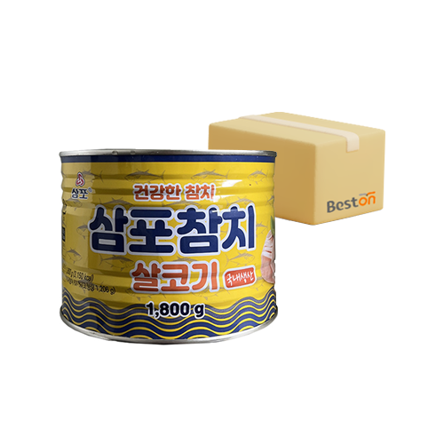 ★무료배송★ 삼포 참치 살코기 1.8kg 1박스(6개입)