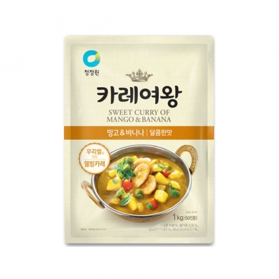 청정원 카레여왕 망고바나나 1kg